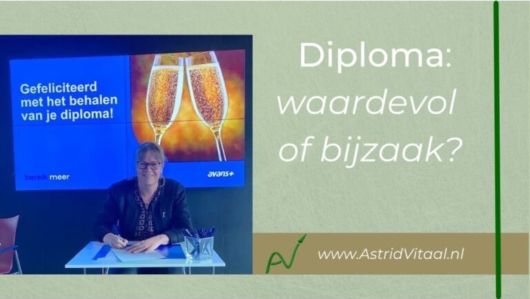 Diploma Astrid Vitaal